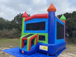 Neon Rainbow Bounce House